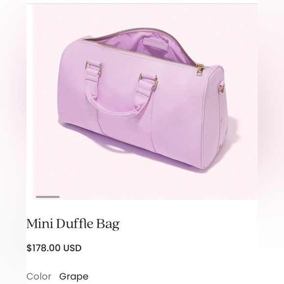 🌟🌟NWT🌟🌟Stoney Clover Lane Grape Mini Duffle in factory sealed plastic wrap - Picture 4 of 8